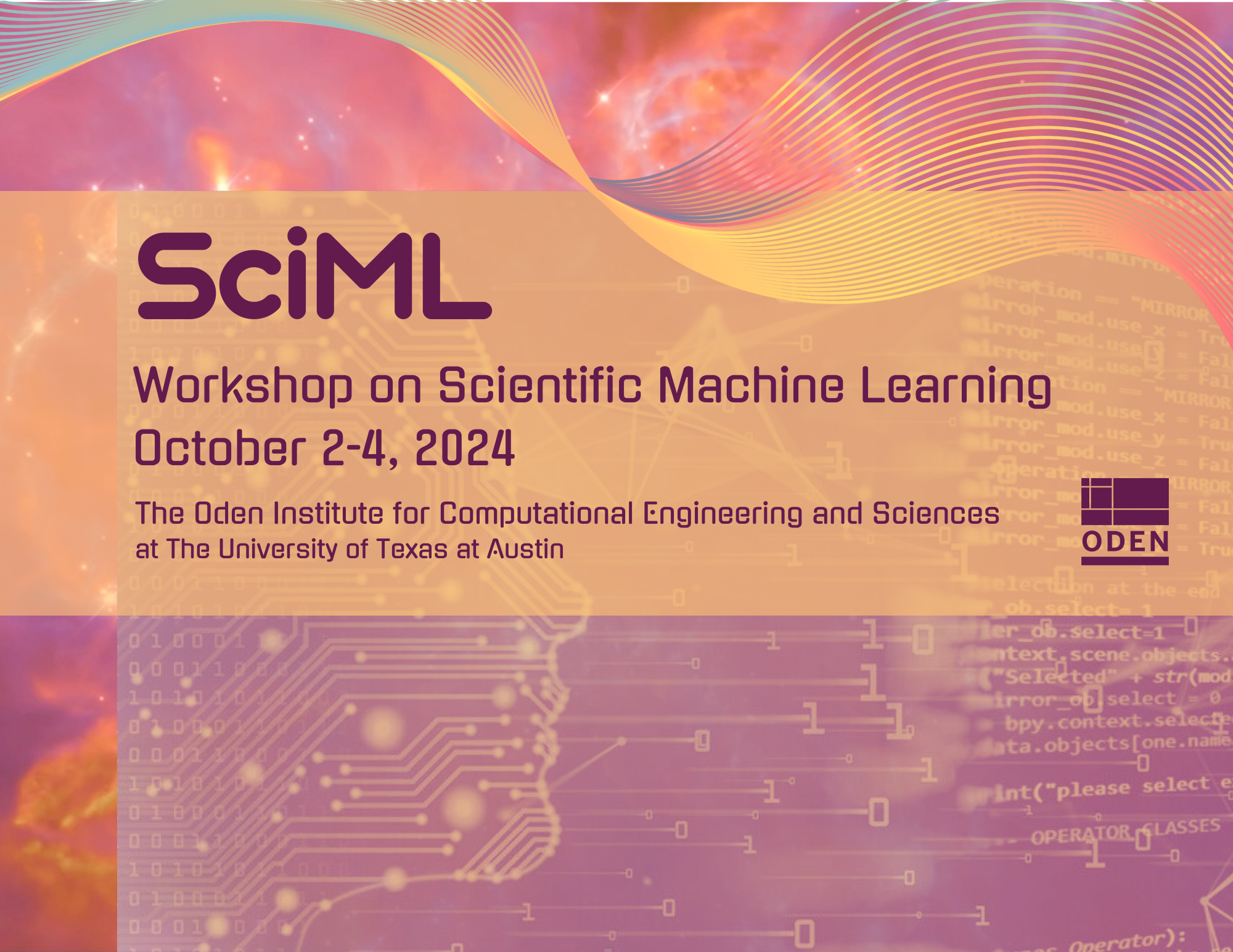 Scientific Machine Learning Workshop