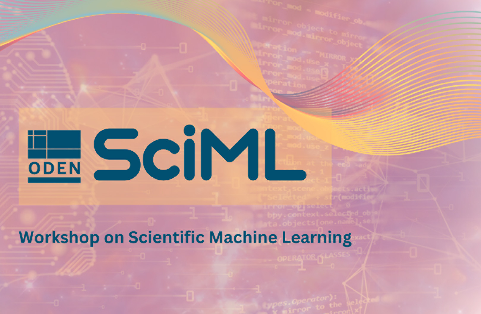 Scientific Machine Learning Workshop