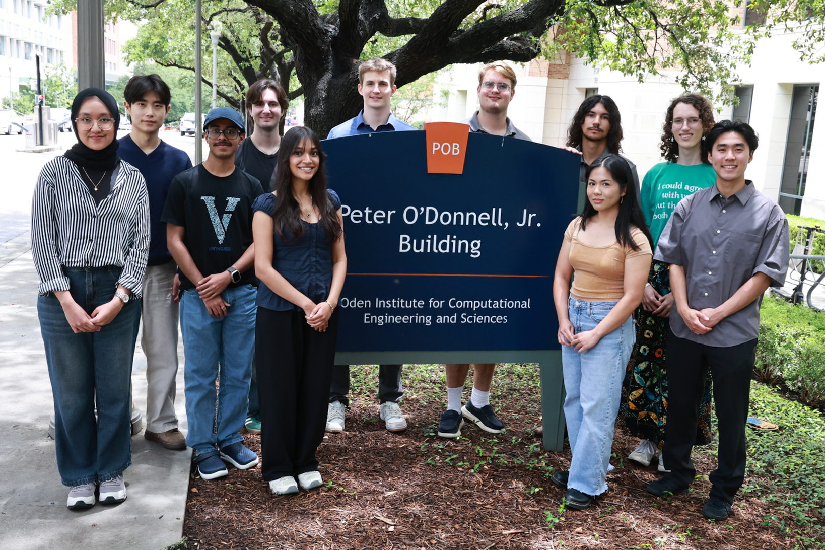 L-r: Nadine Nugroho, Jinsoo Cho, Archit Patil, Lonoehu Wacasey, Saniya Chaudhari, Chase Griffin, Micah Lee, Tomas Gutierrez, Dara Cheng, Olivia Kilday, Arata Ishikawa. Credit: Joanne Foote.